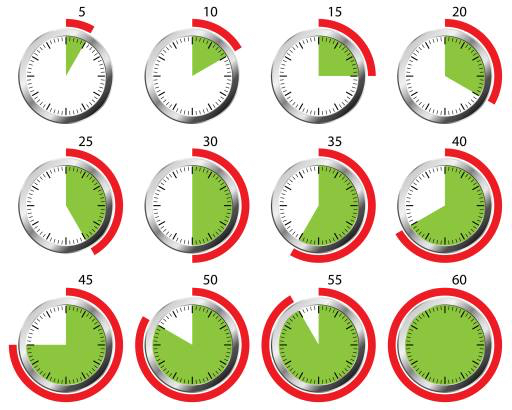 tid, klocka, sekunder, andra, grönt, rött, cirkla Rasà Messina Francesca (Francy874)