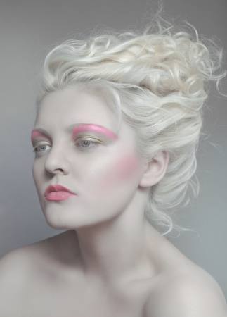 makeup, rosor, hår, blond, kvinna Flexflex - Dreamstime