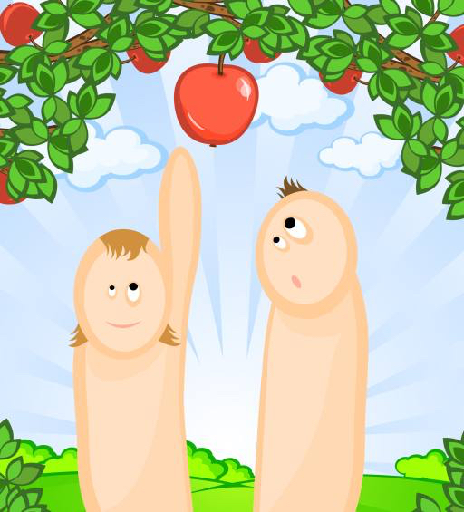 äpple, äpplen, adam, helgdagsafton, träd, natur Irina Zavodchikova (Irazavod)