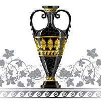 Pixwords Bilden med kopp, svart, gul Mariia Pazhyna - Dreamstime