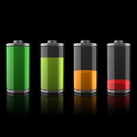 Pixwords Bilden med batteri, avlopp, grön, gul, röd Koya79 - Dreamstime