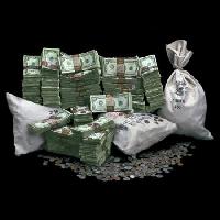 Pixwords Bilden med pengar, väska, mynt Linda Bair - Dreamstime