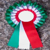 band, sjunka, färgar, marmor, grön, vit, röd, runda Massimiliano Ferrarini (Maxferrarini)