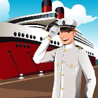Pixwords Bilden med båt, yacht, man, kapten, person, röd, sky Artisticco Llc (Artisticco)