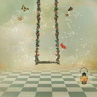 Pixwords Bilden med swinger, butterflyes, fjäril, ljus Franciscah - Dreamstime
