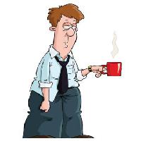 man, kaffe, cofe, kaffe, rött, kupa Dedmazay - Dreamstime