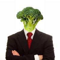 Pixwords Bilden med grönsak, man, person, upp, vegan, grönsaker, broccoli Brad Calkins (Bradcalkins)